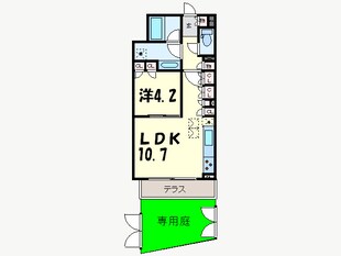 レジデンスヒルズ神山町の物件間取画像